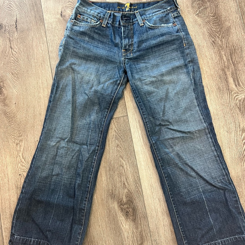 Seven for all Mankind size 27 crop flare